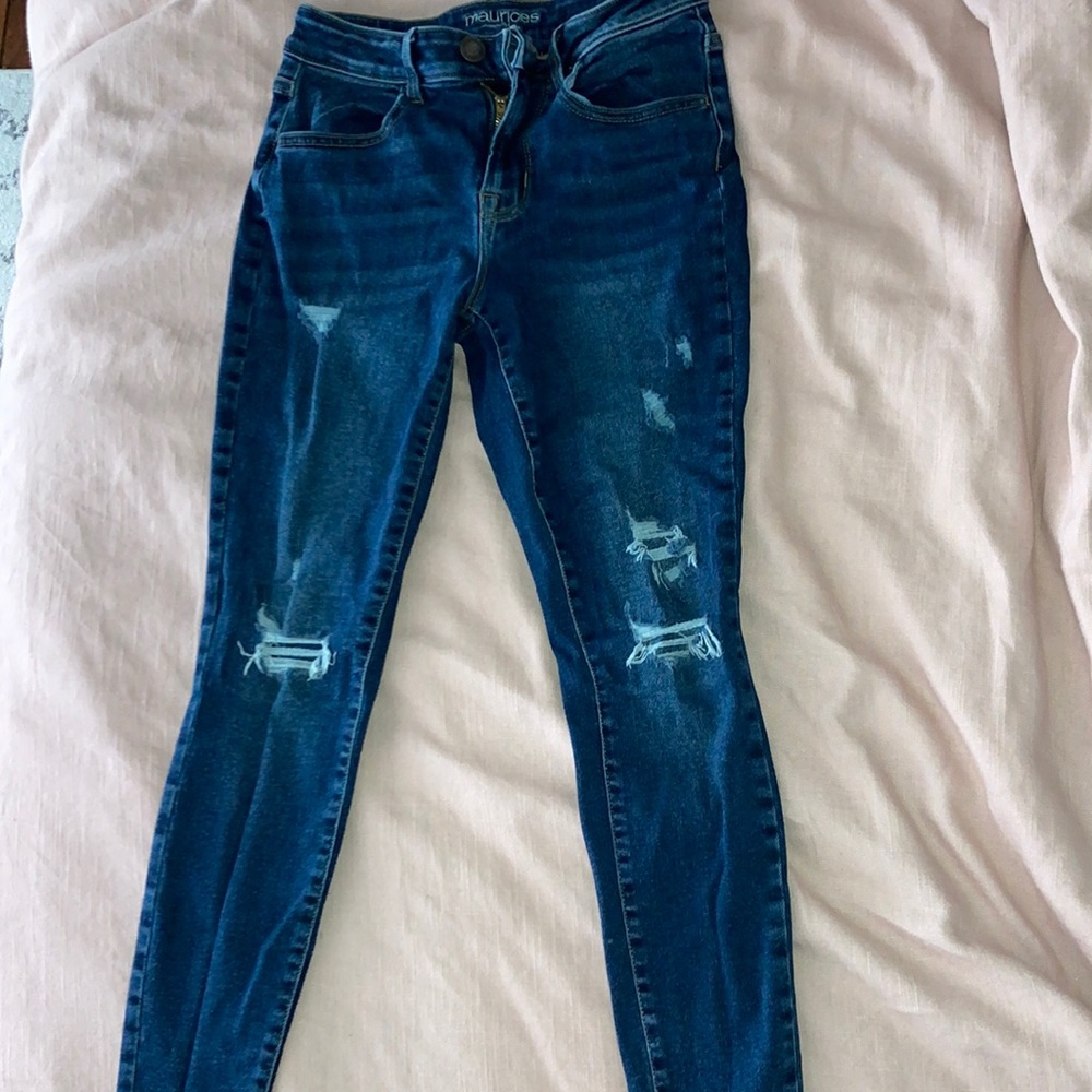 Maurices high-rise jeans XS short